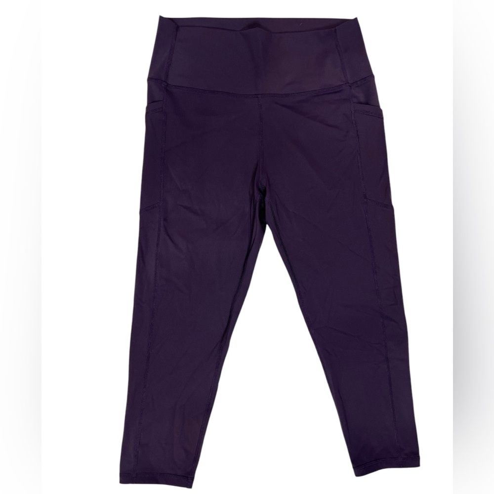 Zyia Active Plum Pocket Capri Leggings High-Rise Women’s Size 14/16 - Picture 4 of 9